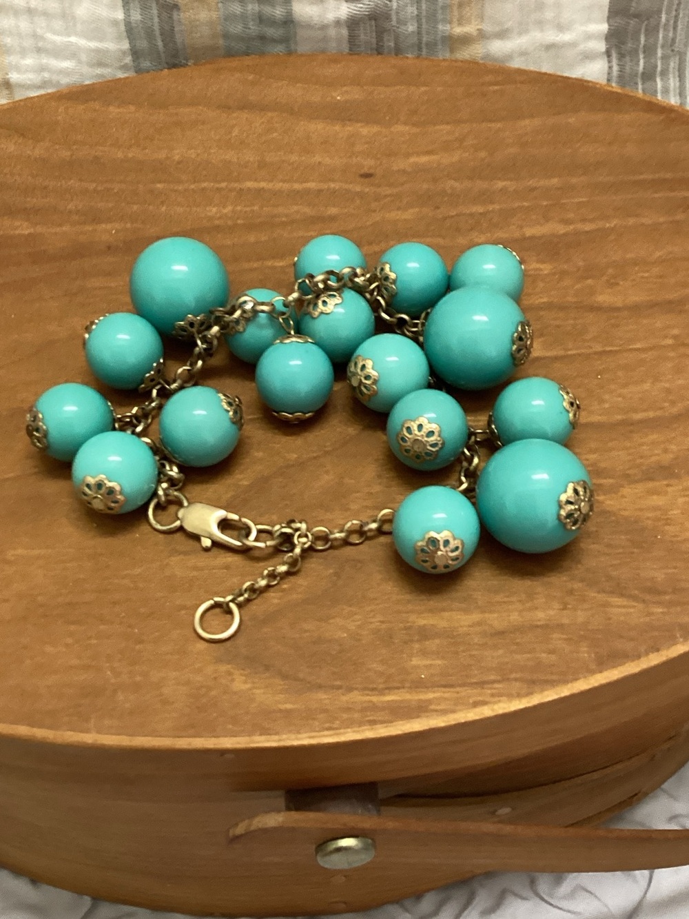 Vintage cha cha bracelet Clustered bubble Mod Retro Eclectic maximalist Kitsch